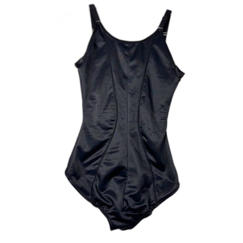 Flexees by Maidenform Ultimate Slimmer Open Bust Bodysuit 2656 Black L Large